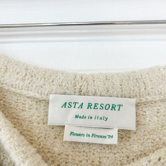 NWOT REVOLVE Asta Resort Camilla Skirt in Merino Alpaca Ivory Size Medium - Picture 6 of 9